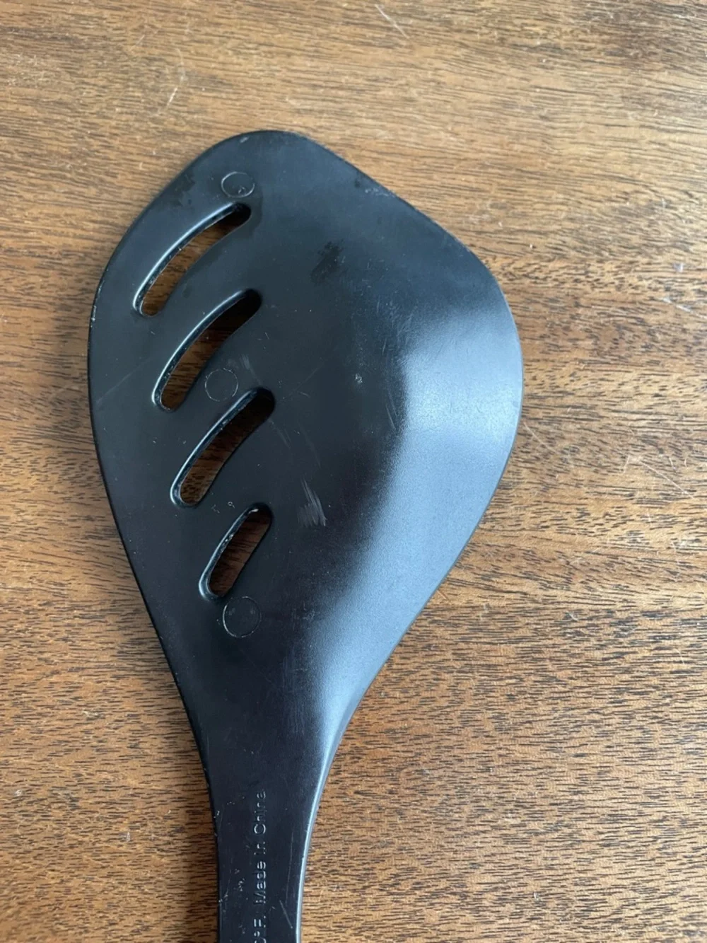 Calphalon black embossed handle kitchen utensil